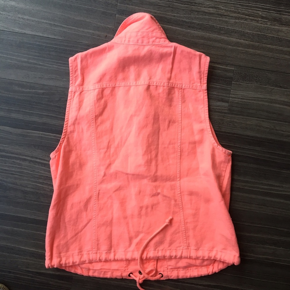 J. Crew garment dyed pink vest - Picture 3 of 7